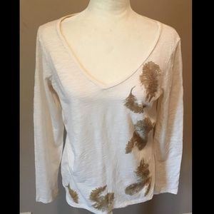 Talbots V-neck Long sleeve T-shirt